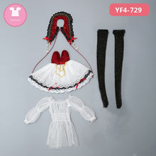 Load image into Gallery viewer, BJD Clothes Sybil  MinifeeD  AI Littleowl Minifee  and DZ girl body 1/4 BJD SD Dress Beautiful Doll Outfit Accessories   luodoll
