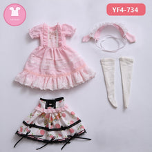 Load image into Gallery viewer, BJD Clothes Sybil  MinifeeD  AI Littleowl Minifee  and DZ girl body 1/4 BJD SD Dress Beautiful Doll Outfit Accessories   luodoll
