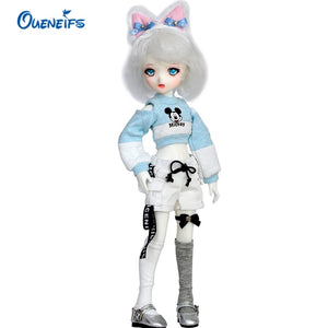 SQ Lab Moe Chibi 1/6 BJD SD Resin Model Baby Girls Boys Dolls Free Eyes High Quality Birthday Gifts Shop Fullset OUENEIFS