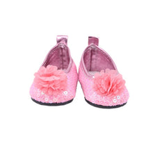 Load image into Gallery viewer, Doll Shoes 7 Cm Sequin Cute Sandals Shoes Boots For 18 Inch American&amp;43 Cm Baby New Born Doll Accessories Girl`s Toy  1/3 Blyth
