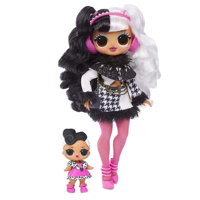 L.O.L.SURPRISE! lol dolls Surprise toys O.M.G.Winter Disco Dollie Fashion Doll Beautiful Hair Doll Generation Sister Girls Toys