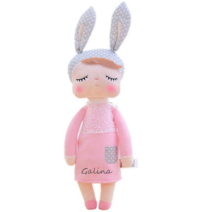 Personalized Metoo Angela Keppel Rabbit Doll girl Baby Stuffed Animals Sleeping Bunny Rabbit Plush Toys Soft Toy Customized Name