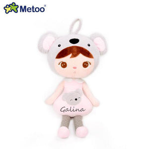 Personalized Metoo Angela Keppel Rabbit Doll girl Baby Stuffed Animals Sleeping Bunny Rabbit Plush Toys Soft Toy Customized Name