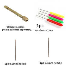 Load image into Gallery viewer, 1set DIY Doll Hair Toll Set 0.6/0.8mm Doll Hair Rooting Reroot Rehair Tool Holder Reproduce Hair Doll Tool
