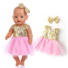 Load image into Gallery viewer, New Fashion Dress Wear For 43cm  Baby Doll 17 Inch Born Babies Dolls Clothes And Accessories, Balloon not included
