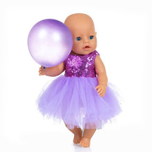 Load image into Gallery viewer, New Fashion Dress Wear For 43cm  Baby Doll 17 Inch Born Babies Dolls Clothes And Accessories, Balloon not included
