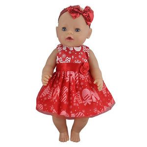 New Fashion Dress Wear For 43cm  Baby Doll 17 Inch Born Babies Dolls Clothes And Accessories, Balloon not included