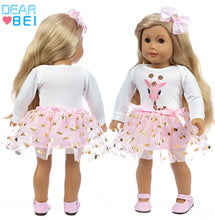 Load image into Gallery viewer, New Fashion Dress Wear For 43cm  Baby Doll 17 Inch Born Babies Dolls Clothes And Accessories, Balloon not included
